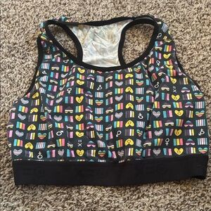 LGBTQ+ Patterned Sports Bra